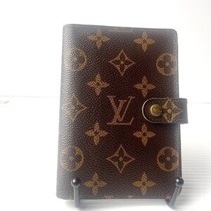 Louis Vuitton Brown and Gold Monogram Wallet